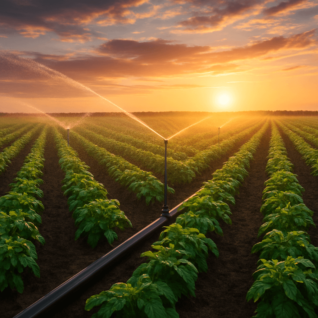 Irrigation water testing background