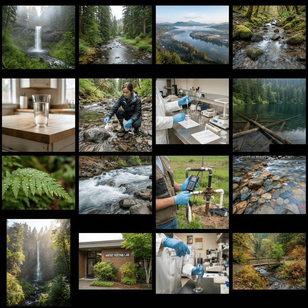 Water testing in Sisters, Oregon